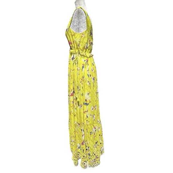 Tanya‎ Taylor Catalina Silk Maxi Dress Women 2 Floral Fairy Cottage Boho Wedding - Picture 13 of 16
